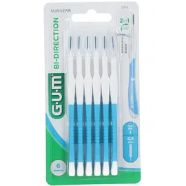 sunstar Bi-Direction Interdentalbürste 0,9 mm blau 6 St.
