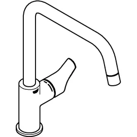 Grohe Eurosmart Einhebelmischer Schwarz Matt
