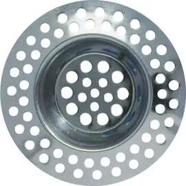 Wenko Abflusssieb Edelstahl 7 cm 2er-Set Silber