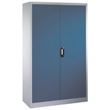 Californian Products CP Stahlschrank 8931-311 S10123 lichtgrau, enzianblau 120,0 x 50,0 x 195,0 cm, aufgebaut