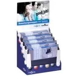PAGNA Bewerbungsmappe Shift blau 44134-02 3-teilig