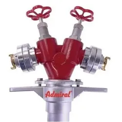 Admiral Hydrantenstandrohr STORZ Alu.DN 80 2xAbgang Schnellkupplung,2 Ventile