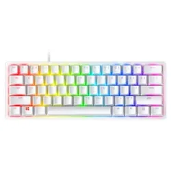 RAZER Huntsman Mini Mercury - Linear Optische Switches (RED), Formfaktor von nur 60 %, Doubleshot PBT-Tastenkappen