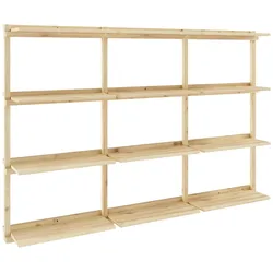 Karup Design - Groove Wandregal, Big, H 127 x 192 cm, Kiefer natur