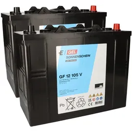 Sonnenschein / Exide Ersatzakku 36V 3x GF 12 105V Arbeitsbühne Kärcher 105 Ah 5SHP-Gel