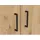 milino Mehrzweckschrank 80 x 195 x 40 cm Eiche Artisan