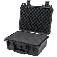 HMF ODK100 Outdoor-Fotokoffer, Transportkoffer mit Rasterschaumstoff, 23 x 19
