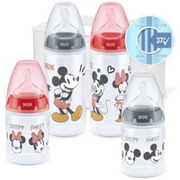 NUK Babyflasche »NUK Disney Mickey Mouse First Choice+ Starter Set mit Temperature Control, ab der Geburt