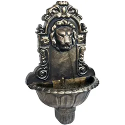 vidaXL Wandbrunnen Löwenkopf Design Bronze