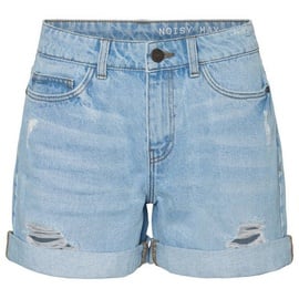 Noisy May Jeansshorts im Destroyed-Look Modell 'DREW', Jeansblau,