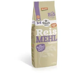 Bauckhof Reismehl Vollkorn glutenfrei Demeter