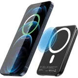 Xlayer Magfix Pro Kabelloses Schnellladegerät Powerbank 5.000Mah Schwarz