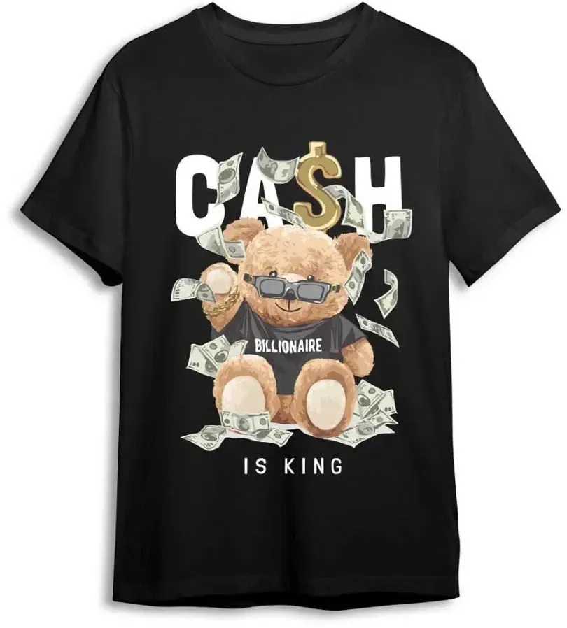 Rock Or Die Cash Is King Kurzarm-t-shirt - Black - M