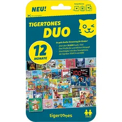 TIGERTONES DUO - TICKET 12 MONATE Aktivierungscard, Dunkelblau / Gelb