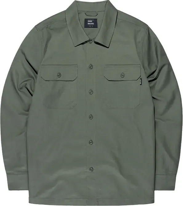 Vintage Industries Harris, chemise - Olive - S