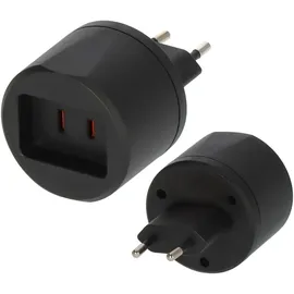 Brennenstuhl Adapter 2 St. Schwarz