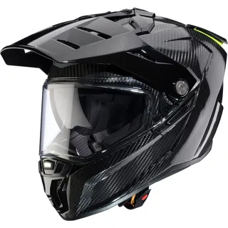 Caberg Tanami Carbon, casque d aventure - Noir/Jaune Néon - XS