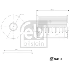 Ölfilter FEBI BILSTEIN 184812