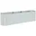 vidaXL Garten-Hochbeet verzinkter Stahl 320 x 80 x 81 cm Silber