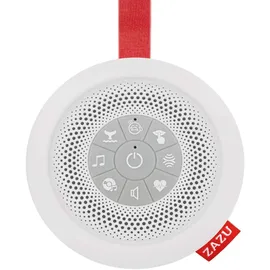 Zazu Suzy The Baby Soother – Schlafhilfe für Kleinkinder & Baby-Schnuller | 7 beruhigende Melodien inklusive Herzschlag und weißem Rauschen | Soundmaschine für unterwegs mit Schrei Sensor | variable
