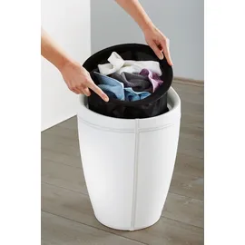 Wenko Badhocker mit Wäschesammler Candy 21773100 weiß