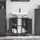 SoBuy Waschbeckenunterschrank 60 x 58 x 35 cm Grau