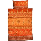 Casatex Indi romantisch/orientalisch Orange 155 x 220 cm + 2 x 40 x 80 cm