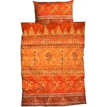 Casatex Indi romantisch/orientalisch Orange 155 x 220 cm + 2 x 40 x 80 cm