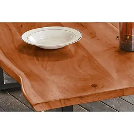 KAWOLA Lore 180 x 76 x 90 cm nussbaumfarben/schwarz