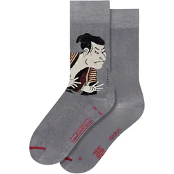 MuseARTa Unisex Socken Tōshūsai Sharaku - Kabuki Actor Ōtani Oniji III as Yakko Edobei