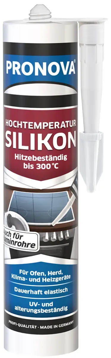 Pronova Hochtemperatur Silikon 300ml Schwarz