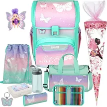 pridera Butterfly Wishes 10-tlg. pink/rosa/mint