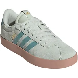 adidas VL COURT 3.0 Damen Weite E Grün/Mint/Gold 39 1/3