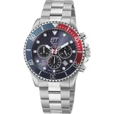 ETT Eco Tech Time EGS-11608-35M Funk-Solar Herren-Chronograph Watersports Blau/Rot