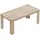 Homcom Esstisch ausziehbar 180-260 x 76,6 cm beige