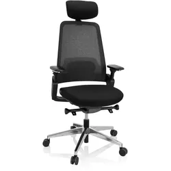 Bürostuhl / Drehstuhl BRACIO Stoff schwarz hjh OFFICE