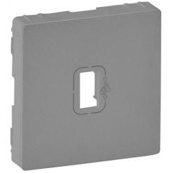 Legrand Valena Life, Abdeckung für USB-Dose (aluminium)