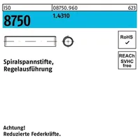 F. REYHER Nchfg. GmbH & Co. KG Spiralspannstift ISO 8750 2,5 x 12 1000 Stück