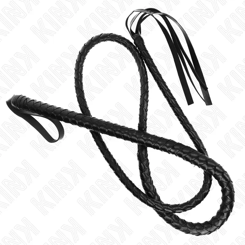 KINK  Lange schwarze Schlangenpeitsche 210 cm