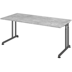 HAMMERBACHER Schreibtisch »Z-Line« 180 cm Gestell graphitfarben grau, 180x82x80 cm