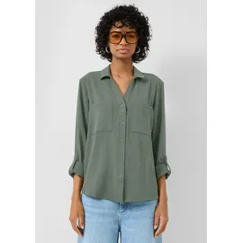 QS Langarmbluse olive S