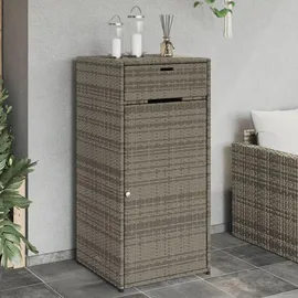 furnicato Gartenschrank 55 x 55 x 111 cm Grau