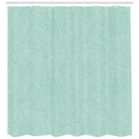 ABAKUHAUS Duschvorhang Hand Drawn Dahlia 175 x 220 cm