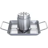 All'Grill Hähnchenhalter 27 x 18,5 x 2,5 cm Edelstahl schwarz