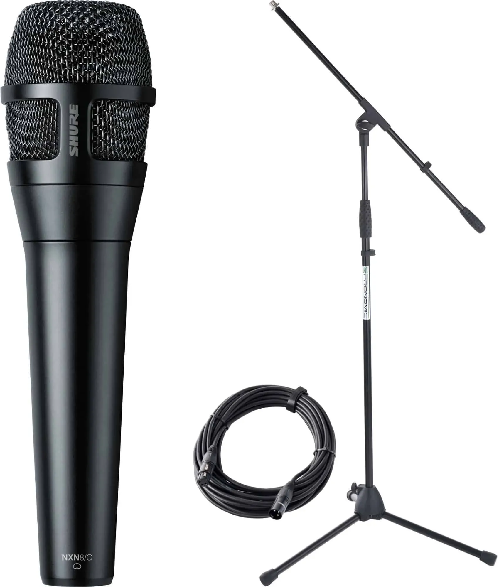 Shure Nexadyne 8/C Mikrofon Niere Schwarz Set