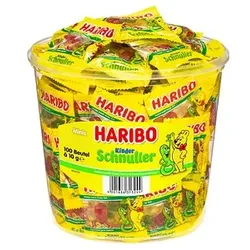 HARIBO KINDER SCHNULLER Minibeutel Fruchtgummi 100 St.