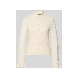 Zero Spitzenbluse mit Knopfleiste 38