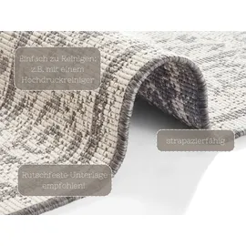 HANSE HOME CEBU Wendeteppich 160 x 230 cm Beige/Grau