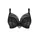 Elomi Priya Plunge Bra Schwarz, M 90 Damen