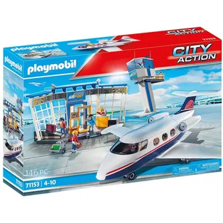 Playmobil City Action Flughafen mit Flugzeug und Tower